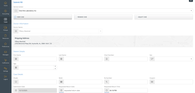 Submit Digital Rx via Customer Portal